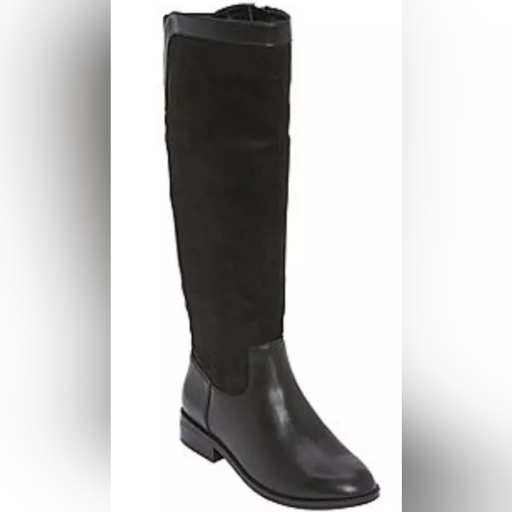 Liz Claiborne Riverside Black Memory Foam Boots Size 7.5M NWT MSRP $110 - Picture 1 of 10